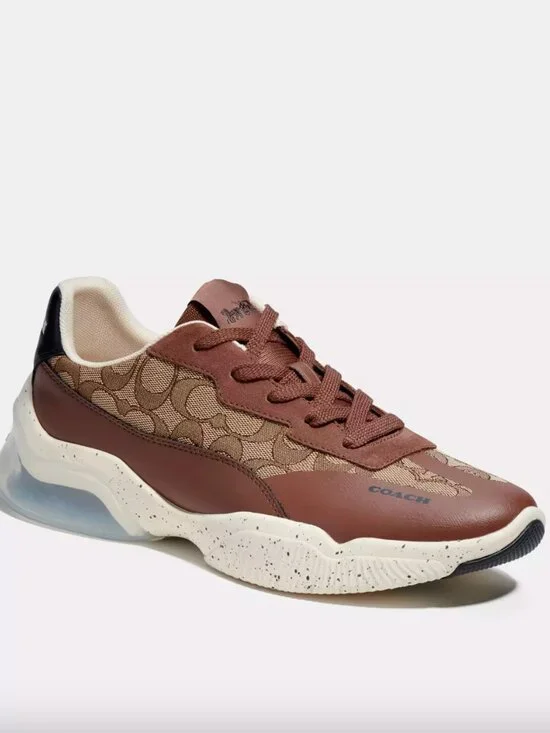 NIB COACH Men Citysole Runner Sneakers - C8812 Coach retail high end - size 8 US - Picture 2 of 7